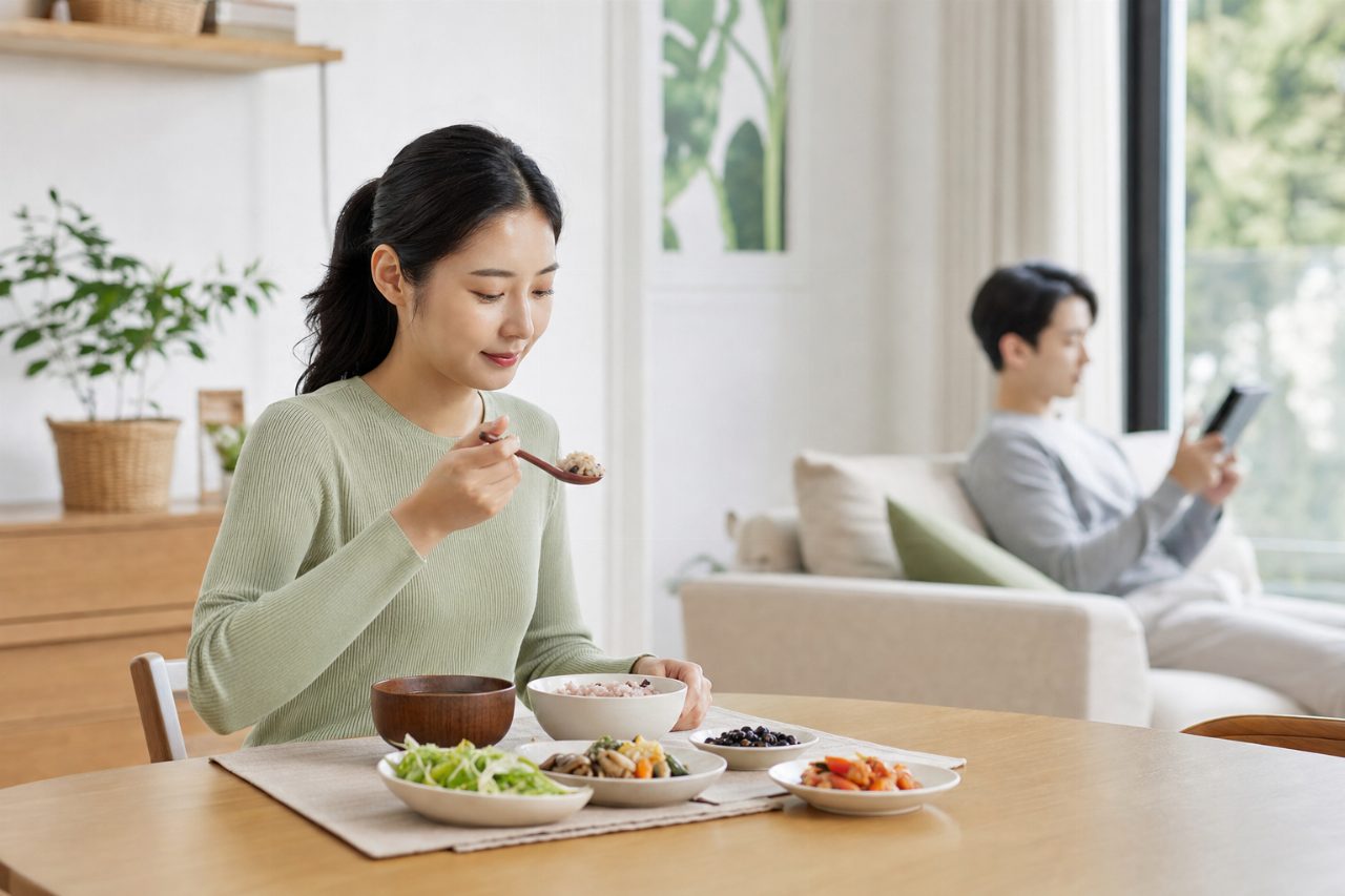 위 건강을 위한 바른 식사 속도와 야식 줄이는 습관