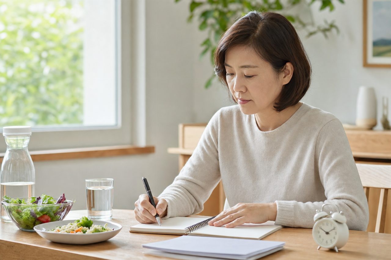 재검 준비사항을 메모로 정리하면 실수를 줄일 수 있다.